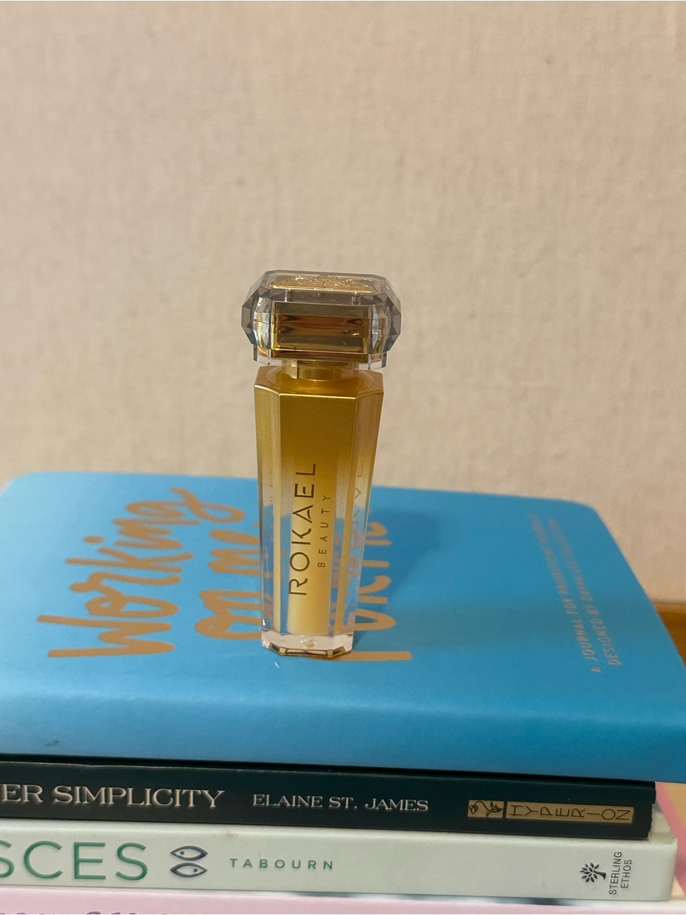 Rokael Beauty Rebirth Tinted Whipped Lip Oil color Gold In Milk sheer glowy gold